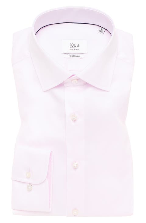 Luxury Modern Fit Non-Iron Dress Shirt