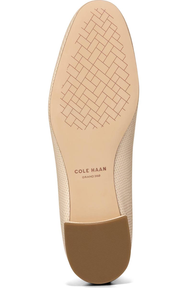 Cole Haan Skylar Ballet Flat, Alternate, color, Oat Lizard Prt Leather