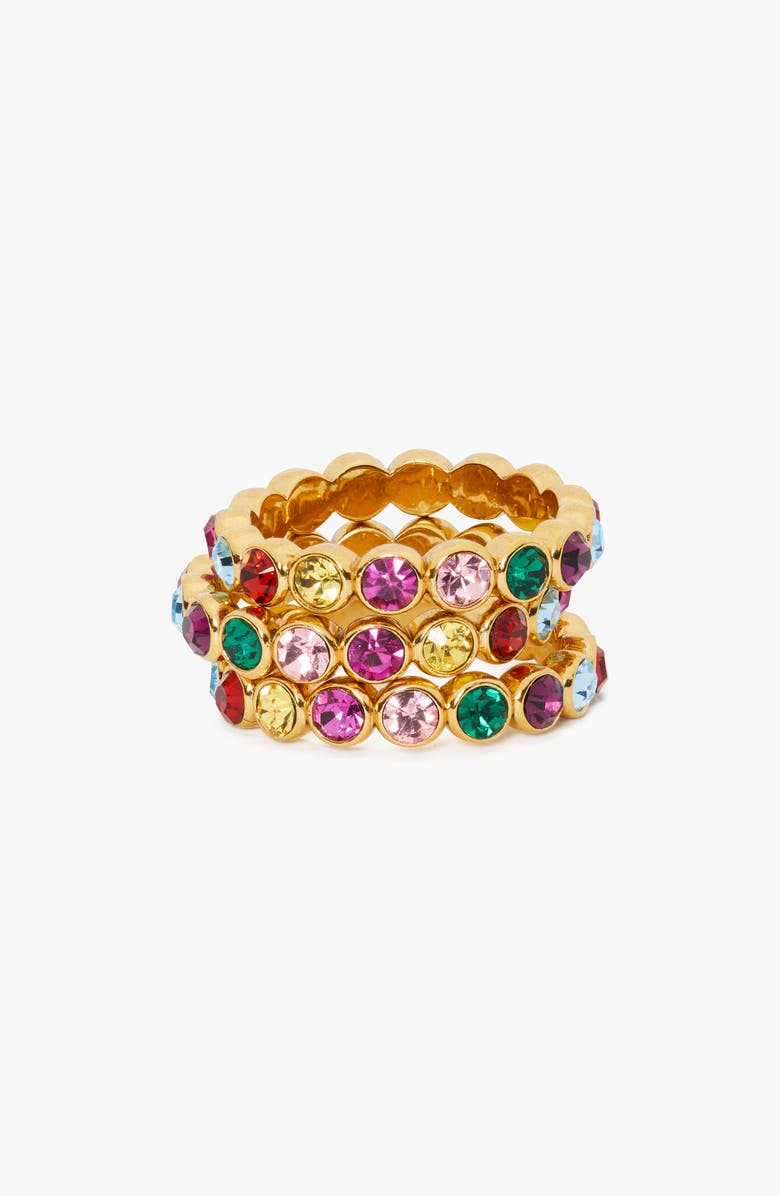 Kate Spade New York on the dot set of three stacking rings, Alternate, color, 