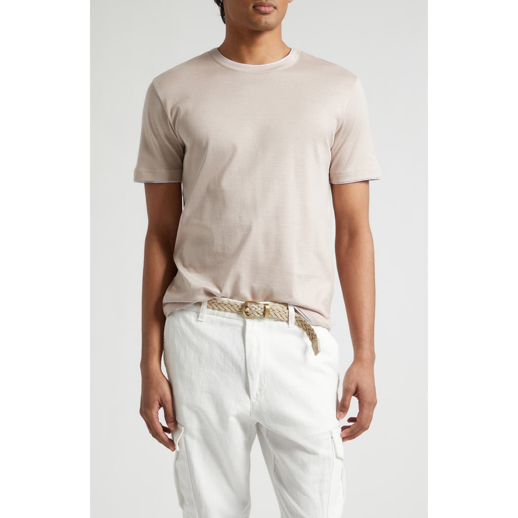 Eleventy Crewneck T-shirt In White