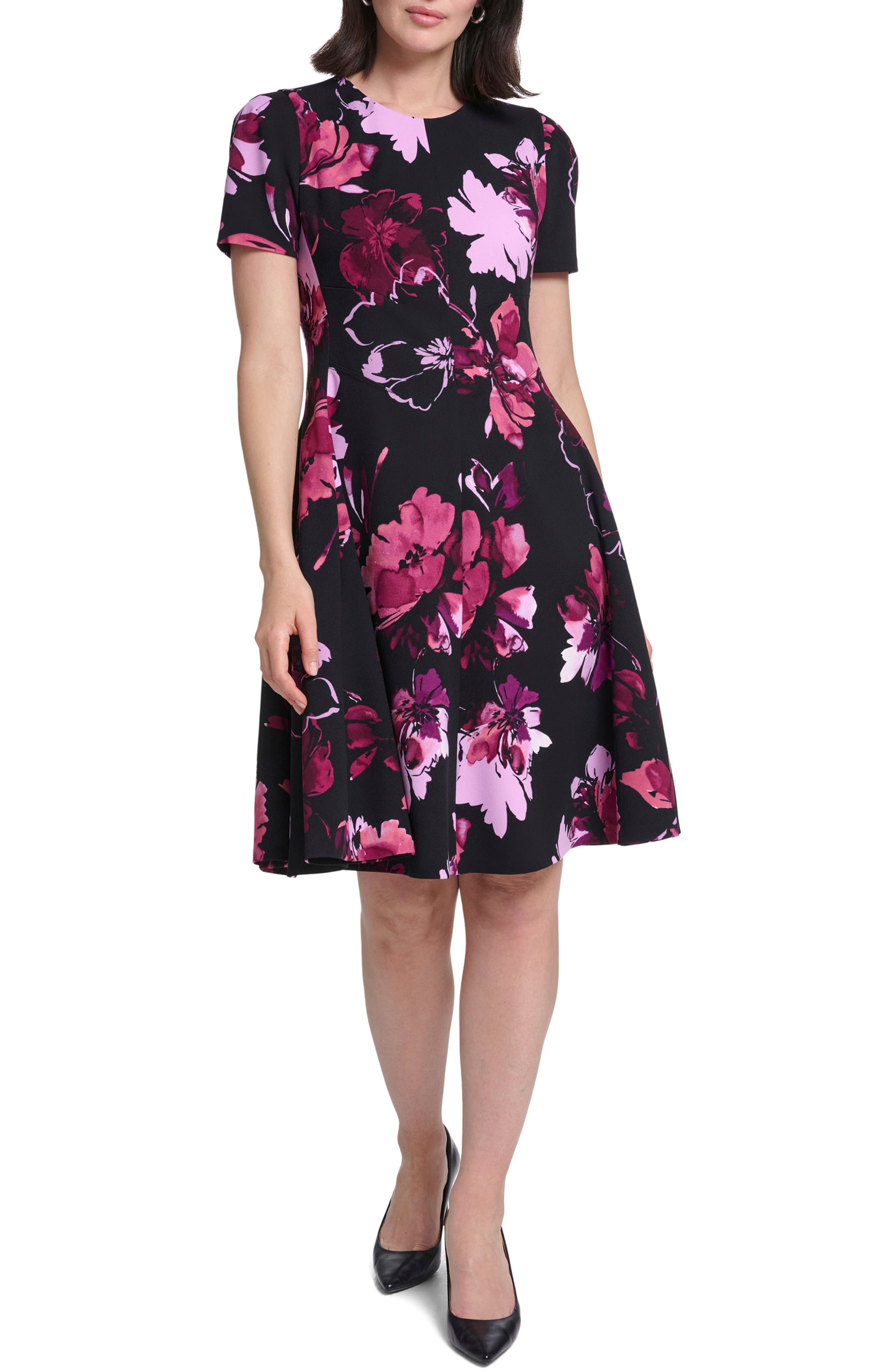 Floral A-Line Dress
