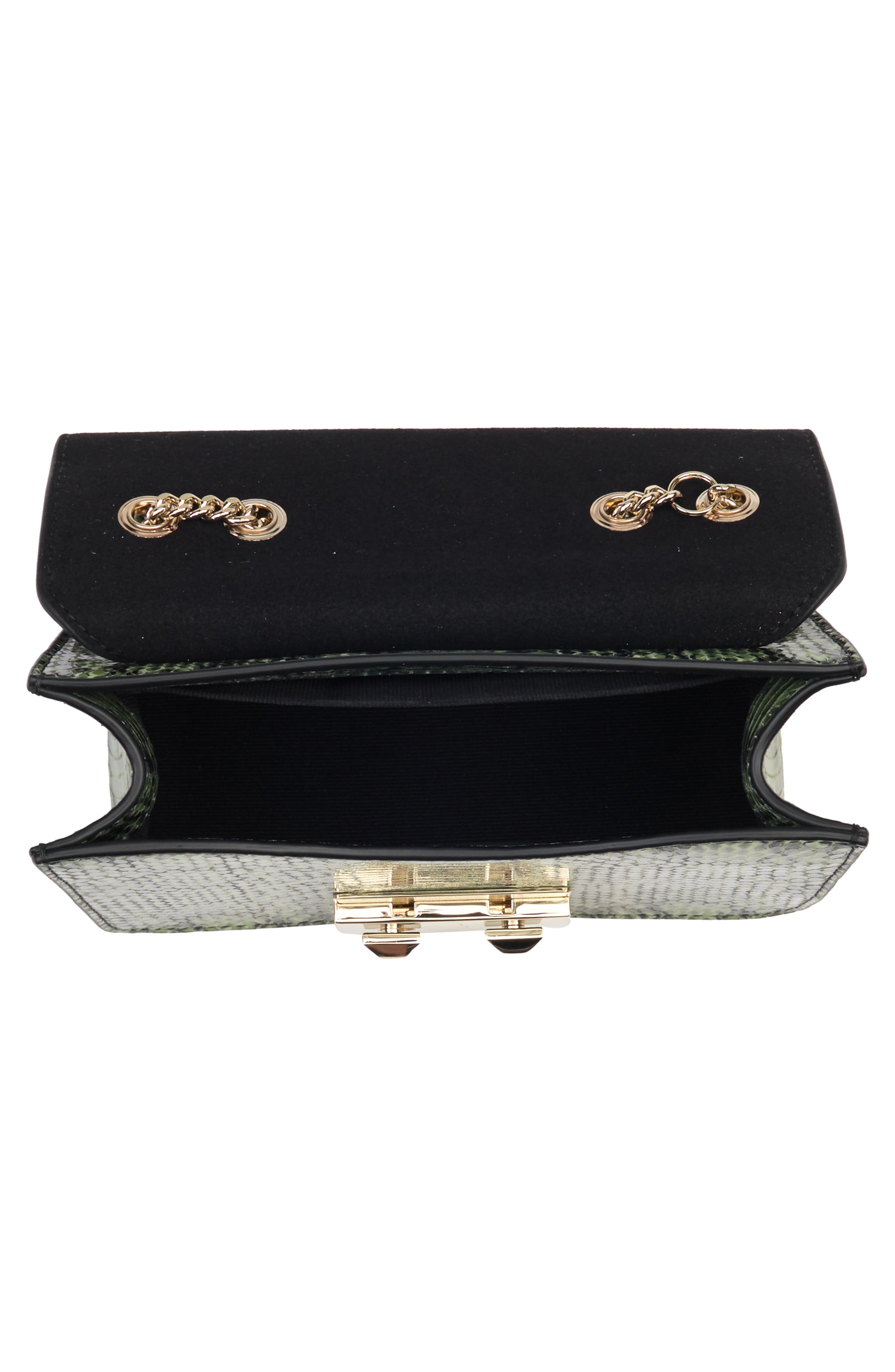 Bella Snakeskin Embossed Mini Crossbody Bag, Alternate, color, TONI PRATO
