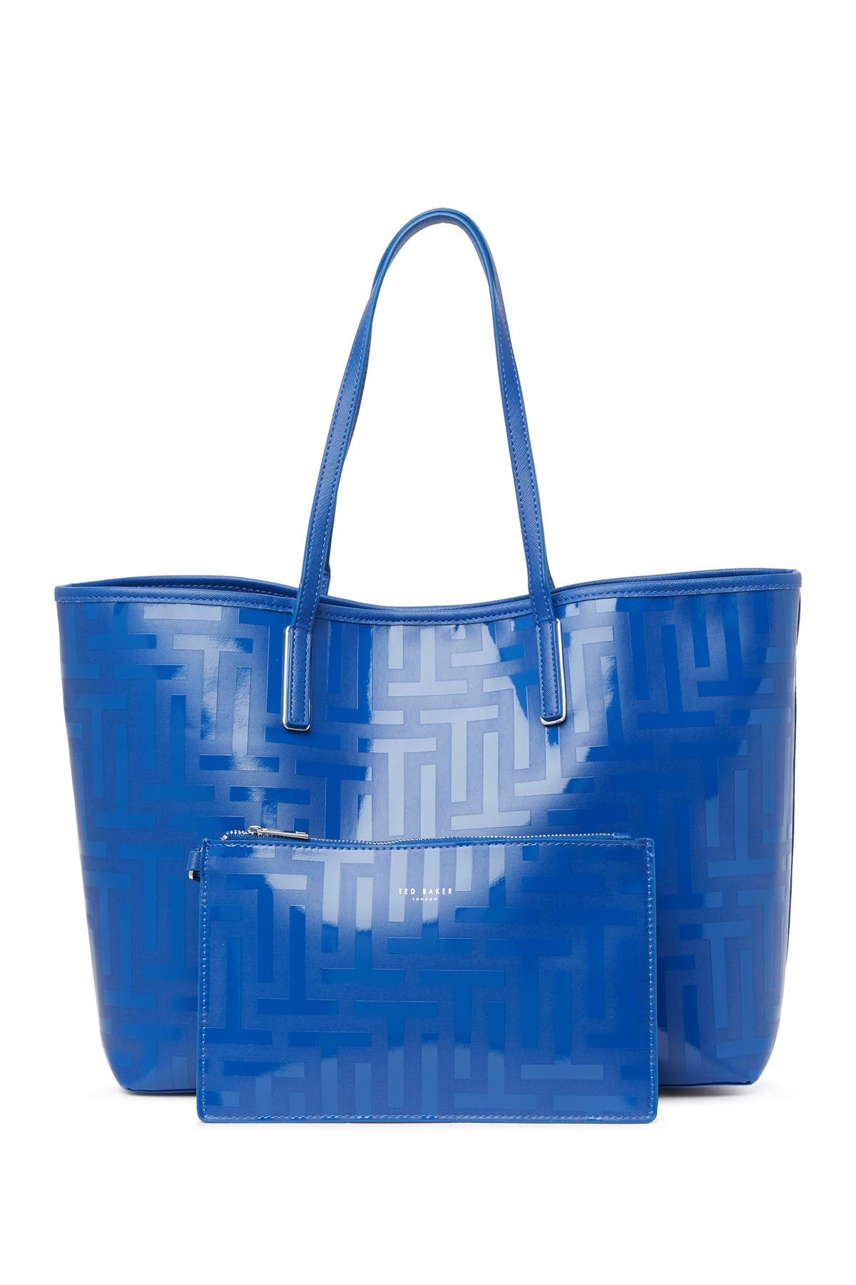 Ted Baker London Eleenor Logo Nylon Shopper Tote, Alternate, color, 