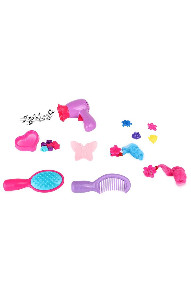 Dream Collection 12 Inch Doll Hair Play Set Brunette, Alternate, color, Multicolored