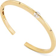 SAVVY CIE JEWELS Cubic Zirconia Cuff Bangle