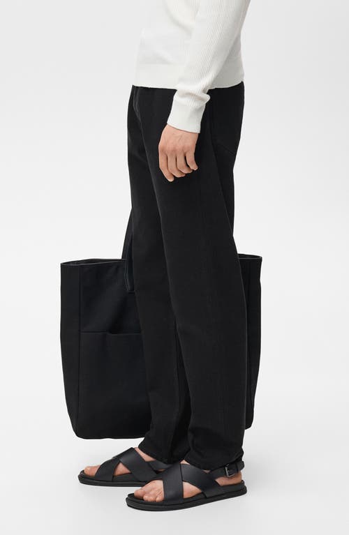Mango Bob Regular Fit Jeans In Black