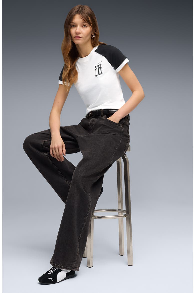 Future Archive Slim Fit T-Shirt, Alternate, color, PUMA WHITE