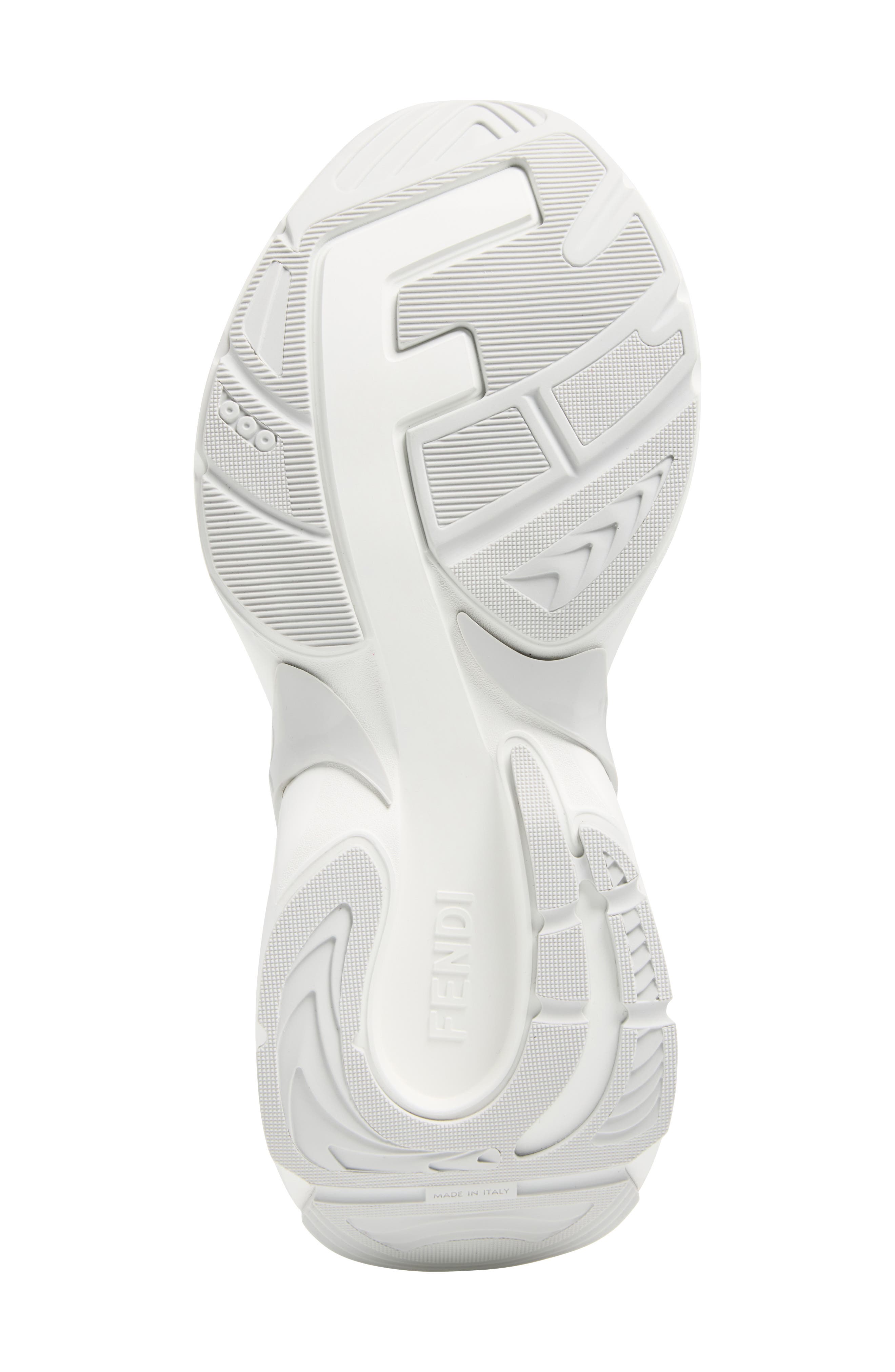 F-Light Mixed Media Sneaker, Alternate, color, WHITE