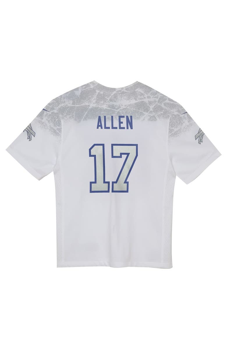Nike Preschool Nike Josh Allen White 2025 Rivalries Collection Game Jersey, Alternate, color, White