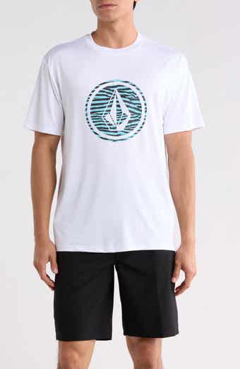Crawdad Warp Stripe Graphic T-Shirt