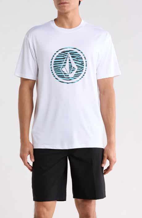 Crawdad Warp Stripe Graphic T-Shirt