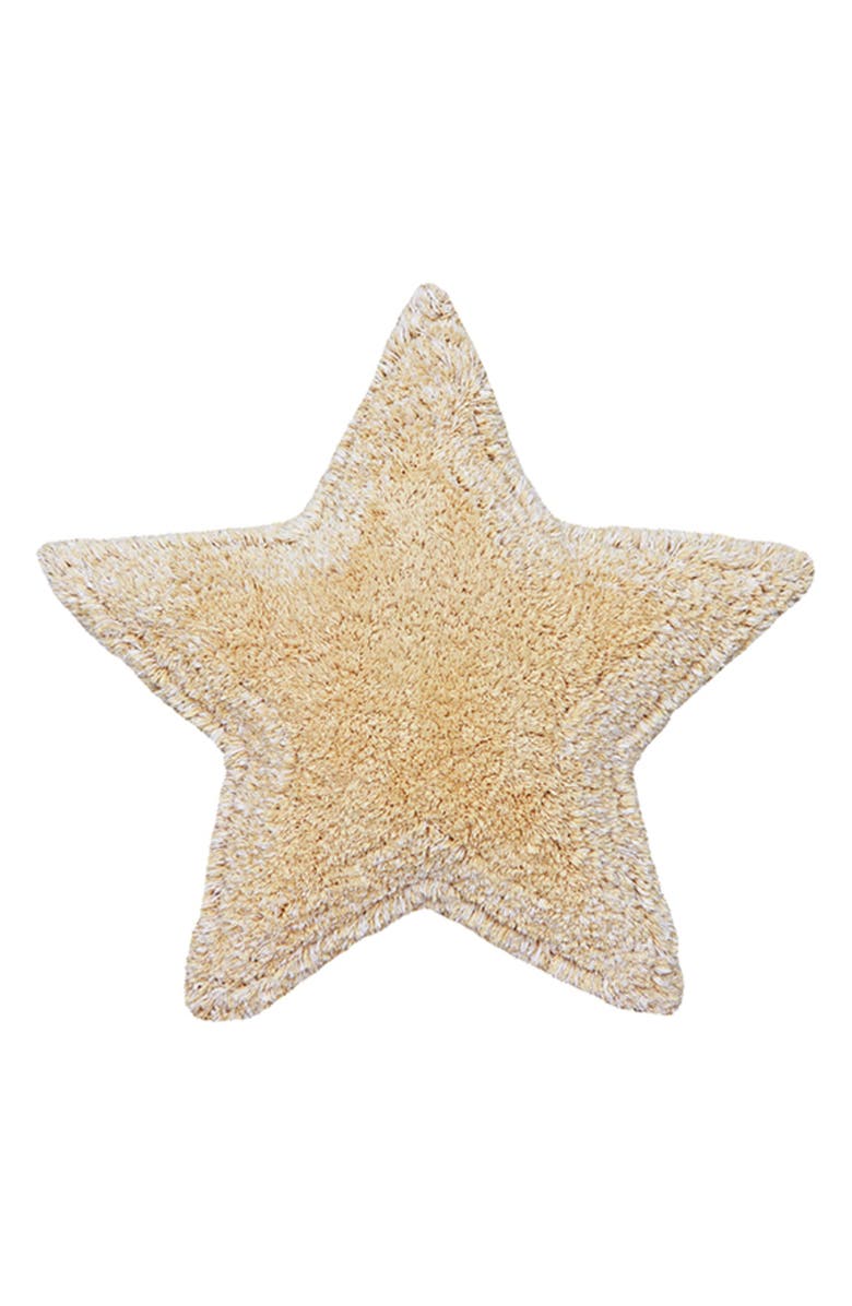 Lorena Canals Stella Cushion, Main, color, Golden