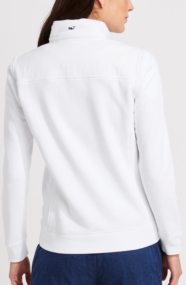 vineyard vines Shep Quarter-Zip Knit Shirt, Alternate, color, White Cap