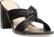Stuart Weitzman Twist Block Heel Slide Sandal