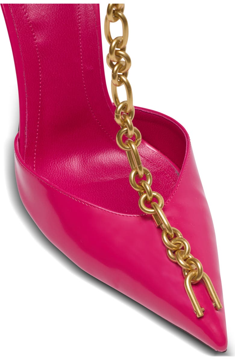 Balmain Sync patent leather stilettos, Alternate, color, Pink