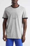Versace Medusa Logo Ringer Graphic T-Shirt