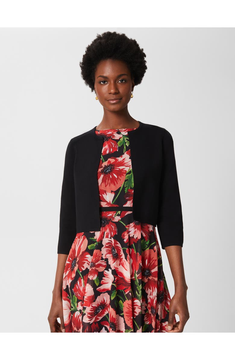 HOBBS LONDON Ella Cardigan, Main, color, Black
