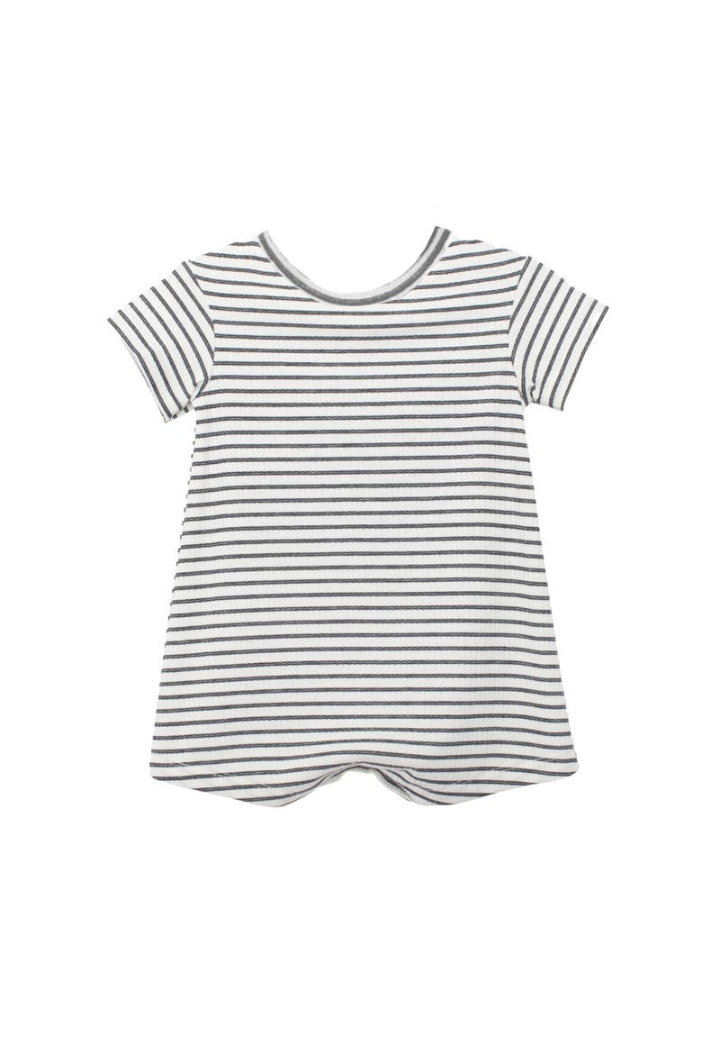 Micah Short Sleeve Romper, Alternate, color, White
