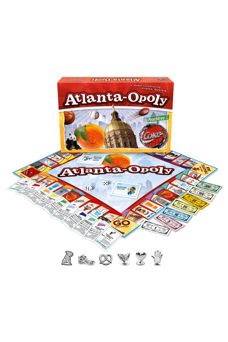 Atlantaopoly Monopoly Board Game, Main, color, Multicolored