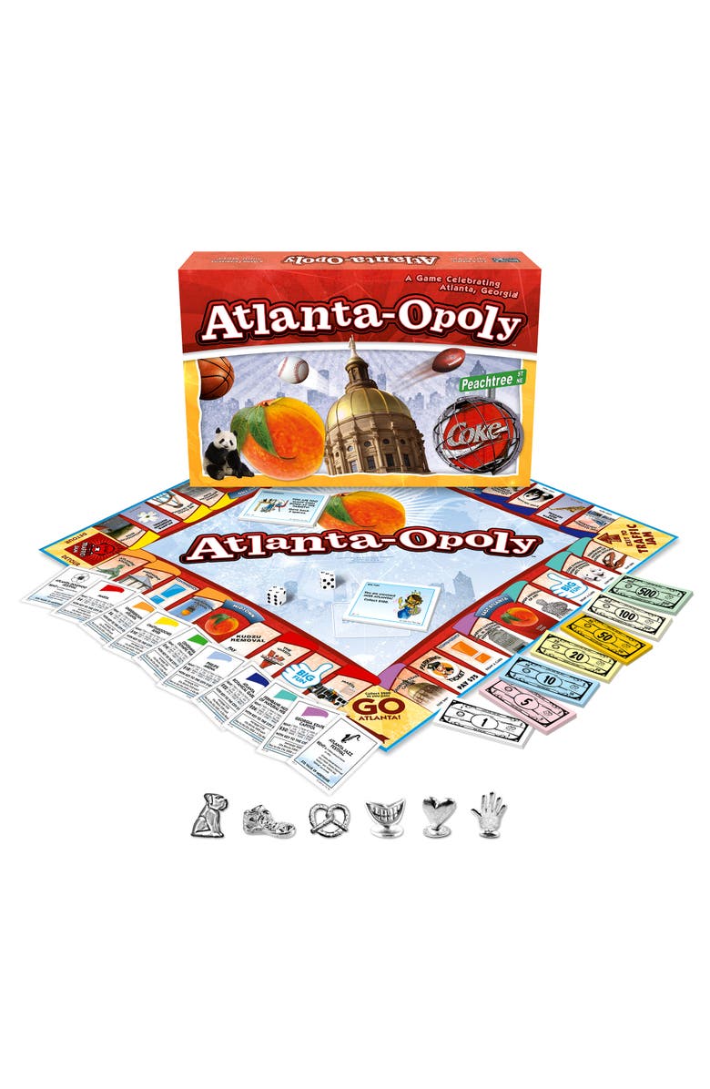 Late for the Sky Atlantaopoly Monopoly Board Game, Main, color, Multicolored