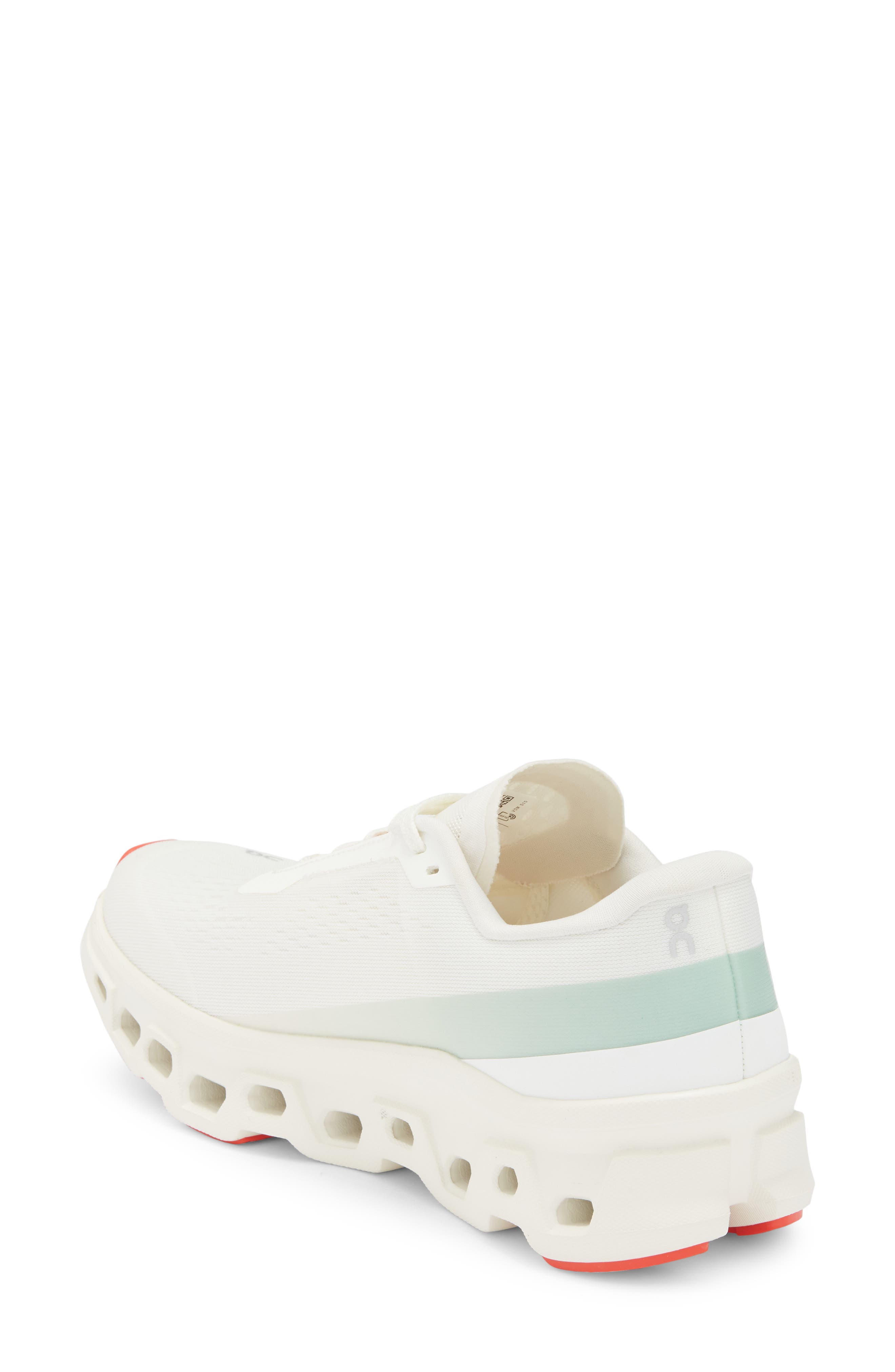 Cloudmonster 1 Running Shoe, Alternate, color, IVORY/ CREEK