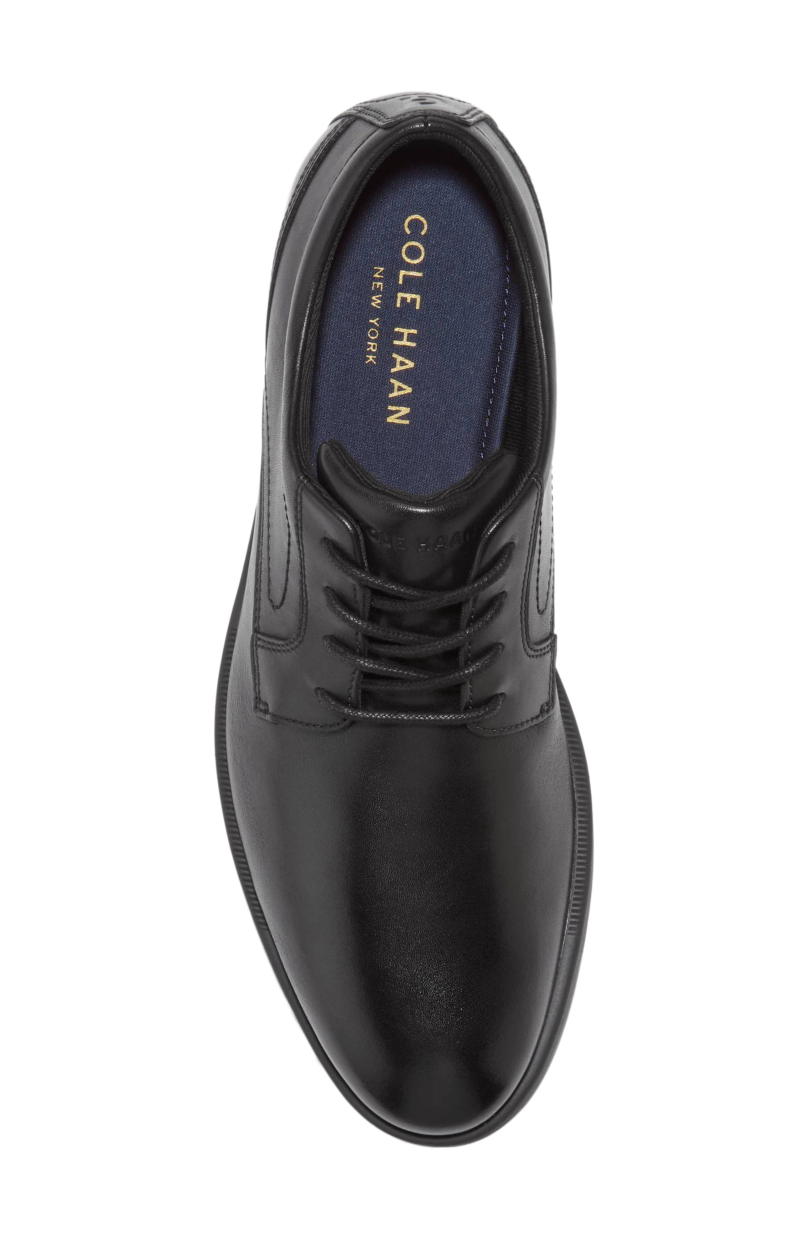 Hartsfield Grand Plain Toe Oxford, Alternate, color, BLACK / BLACK