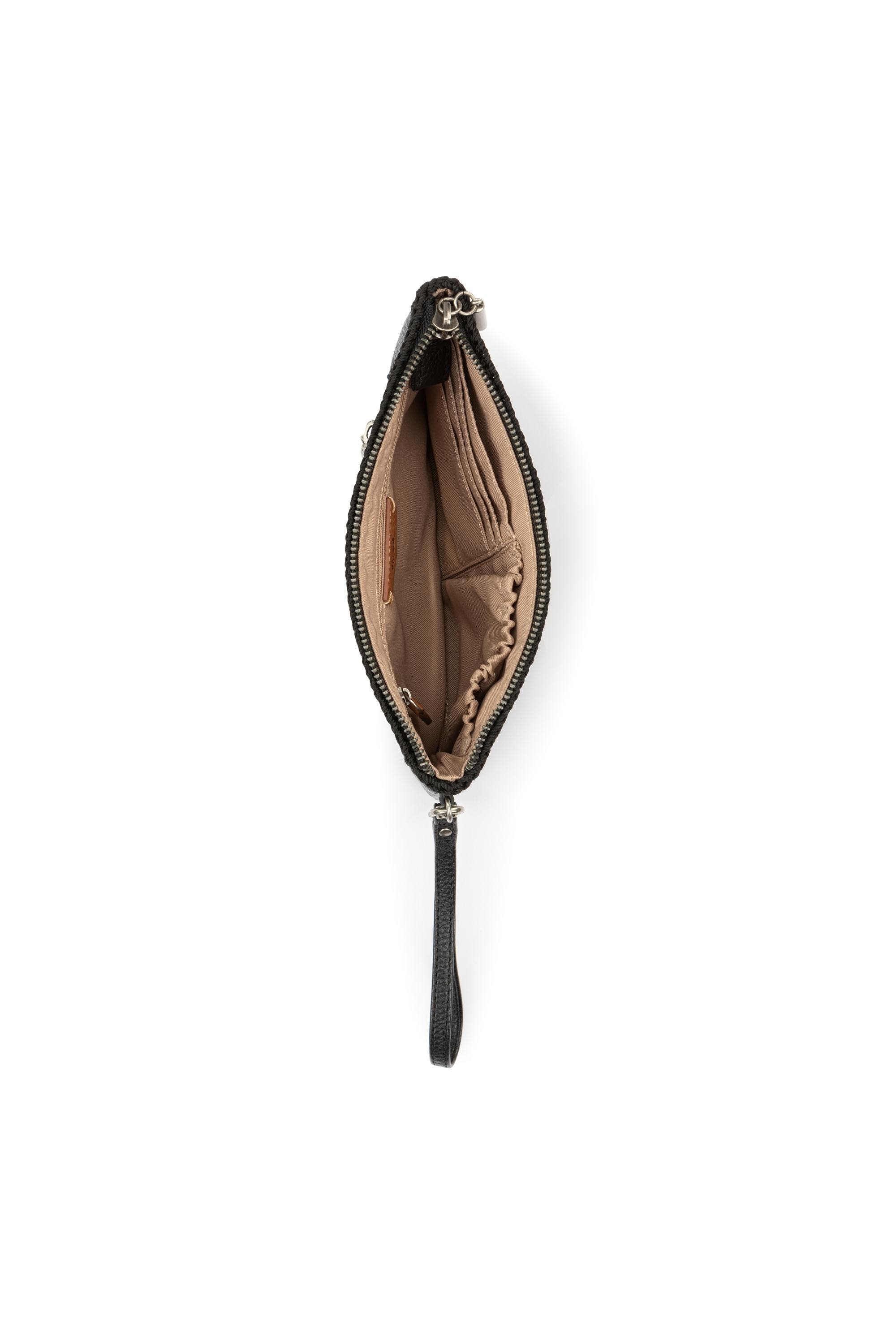The Sak Vita Wristlet, Alternate, color, Black Leather