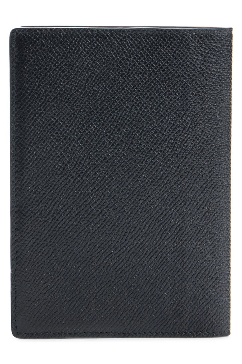Passport Leather Vertical Bifold Wallet, Alternate, color, 1000 BLACK