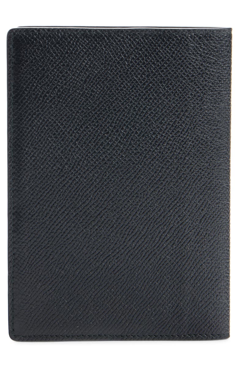 Balenciaga Passport Leather Vertical Bifold Wallet, Alternate, color, 1000 Black