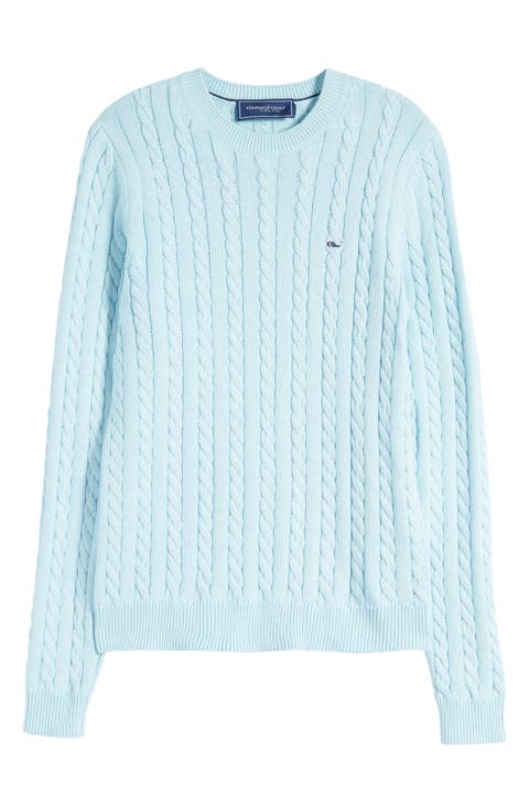 Kids' Cotton & Cashmere Cable Sweater (Toddler, Little Kid & Big Kid)