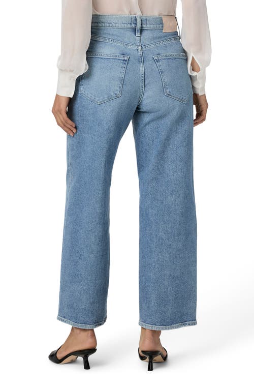 Paige Cameron High Waist Ankle Wide Leg Jeans In Khristen Distressed