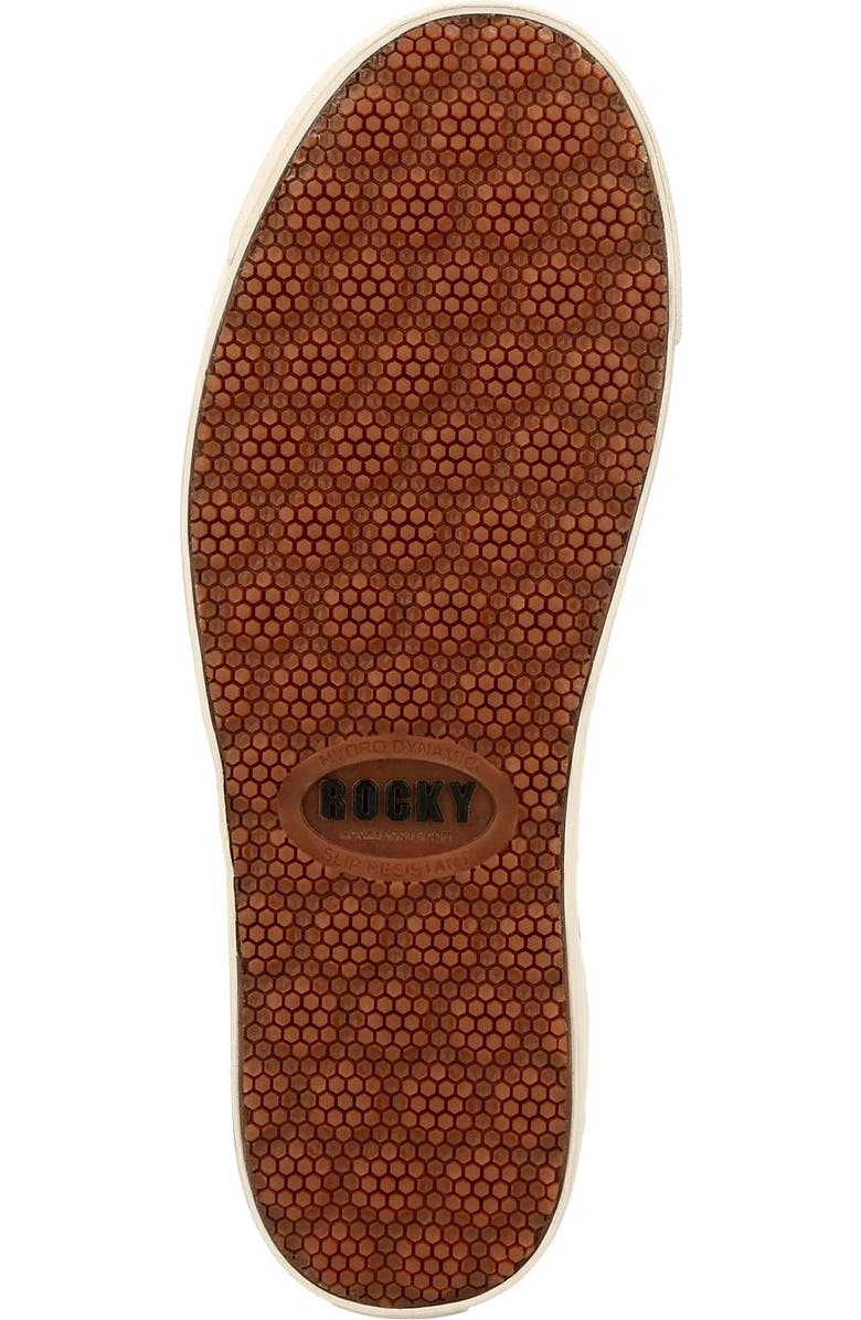 Rocky Drystrike Waterproof Gray & Orange Deck Boot, Alternate, color, Charcoal Grey Orange