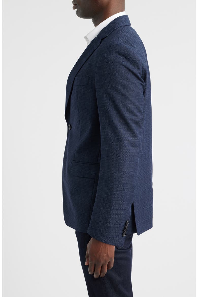 Hutson Crosshatch Virgin Wool Sport Coat, Alternate, color, OPEN BLUE