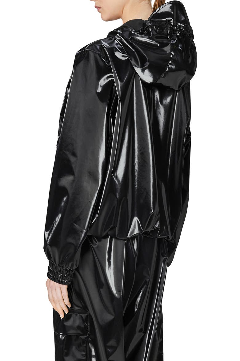 Waterproof Hooded Rain Jacket, Alternate, color, NIGHT