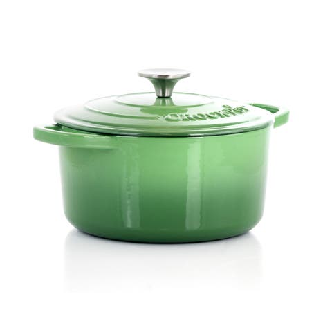 Artisan 2 Piece 3 Quarts Enameled Cast Iron Dutch Oven