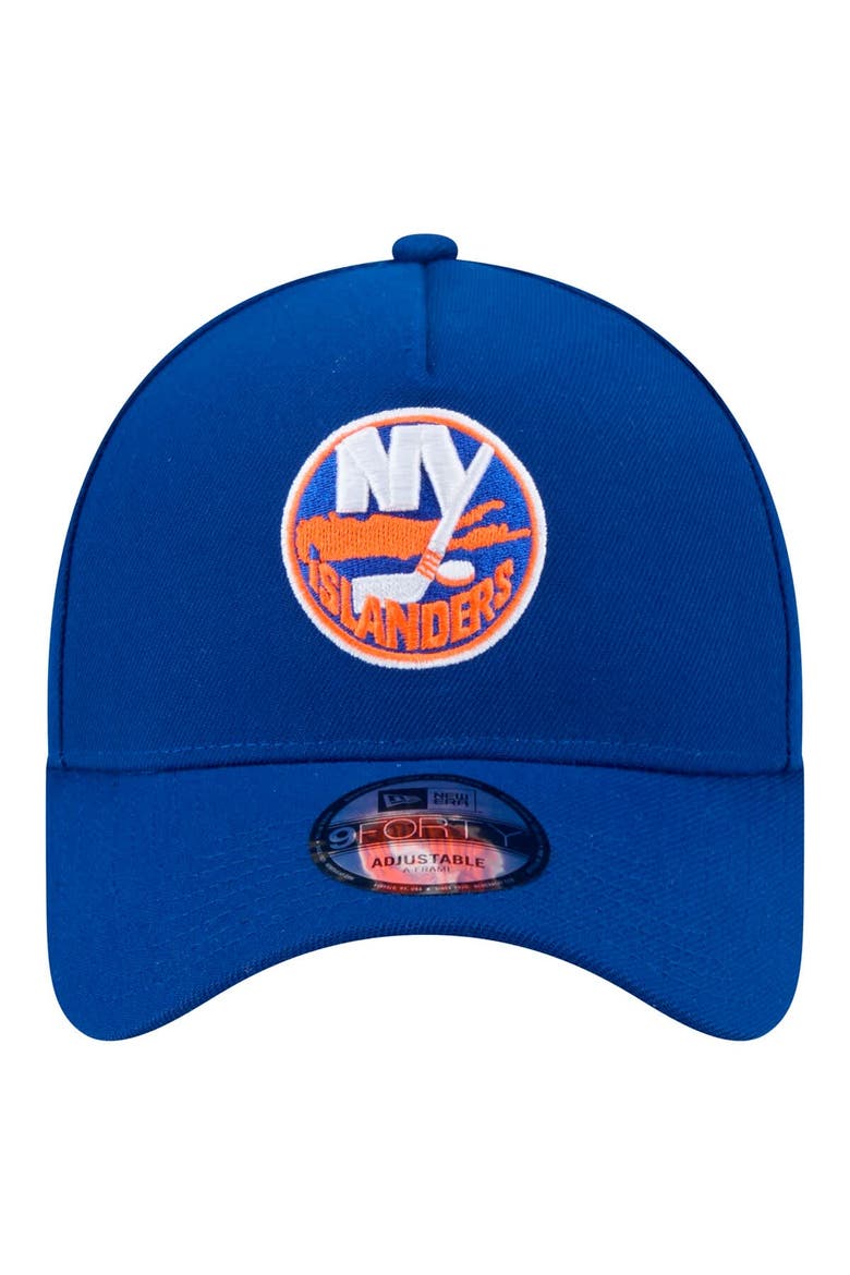 Men's New Era  Royal New York Islanders Core A-Frame 9FORTY Adjustable Hat, Alternate, color, Royal
