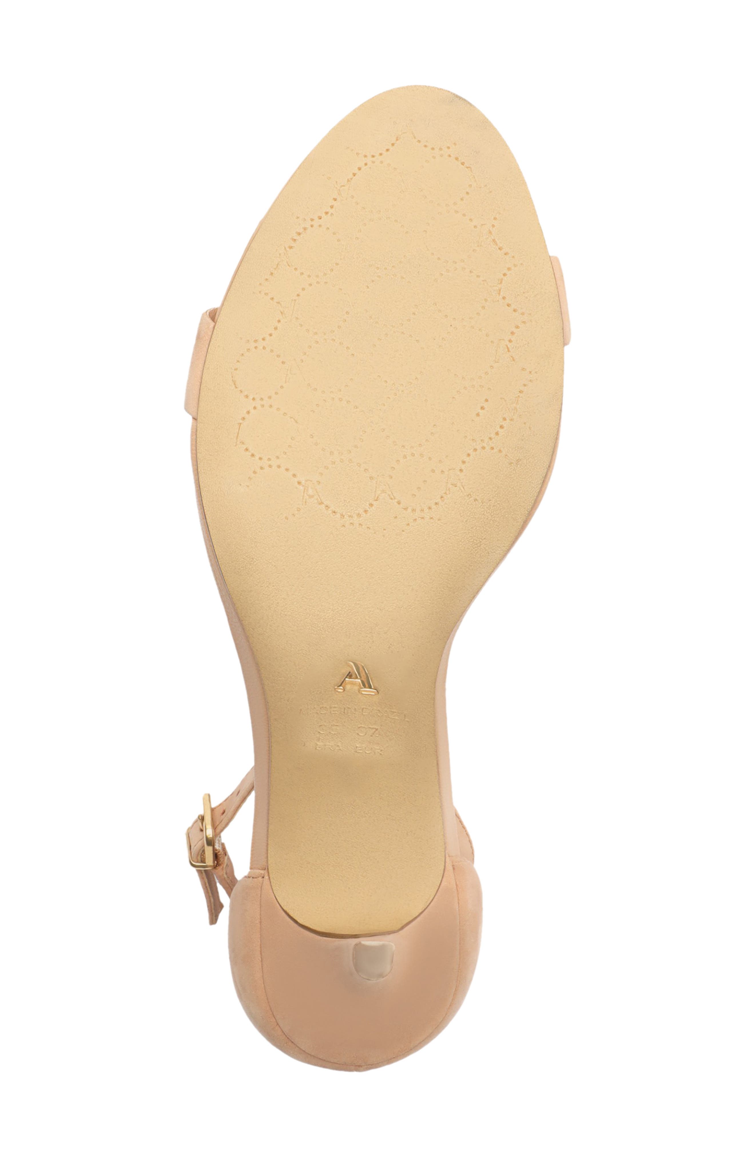 Arezzo Isabelli Ankle Strap Sandal, Alternate, color, True Sand