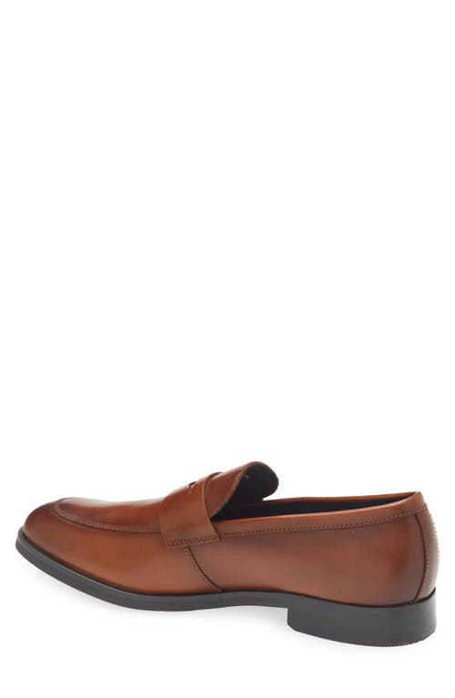 Nordstrom Edward Penny Loafer In Brown Ochre