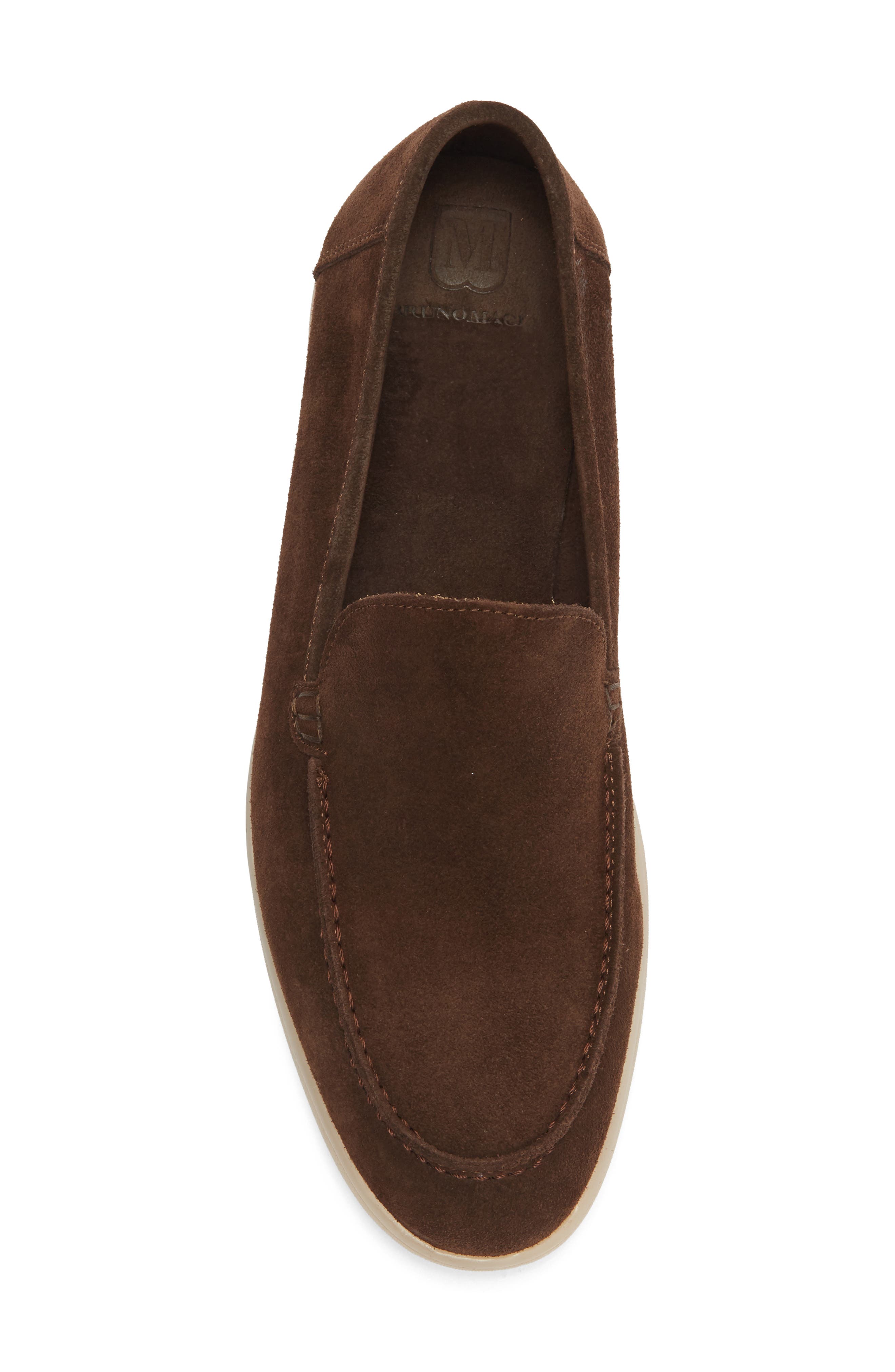 Primo Leather Loafer, Alternate, color, BROWN SUEDE
