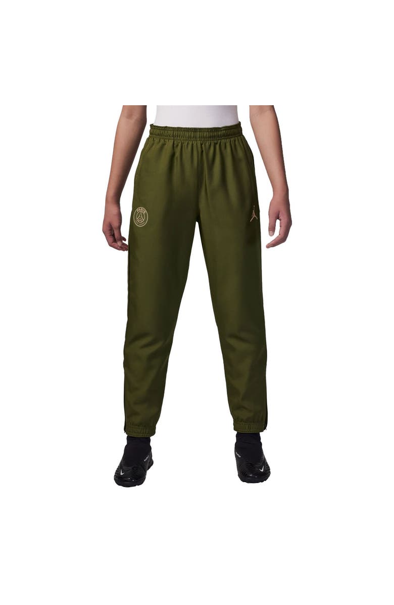 Jordan Brand Youth Jordan Brand Olive Paris Saint-Germain 2023/24 Strike Full-Zip Track Jacket, Alternate, color, Olive