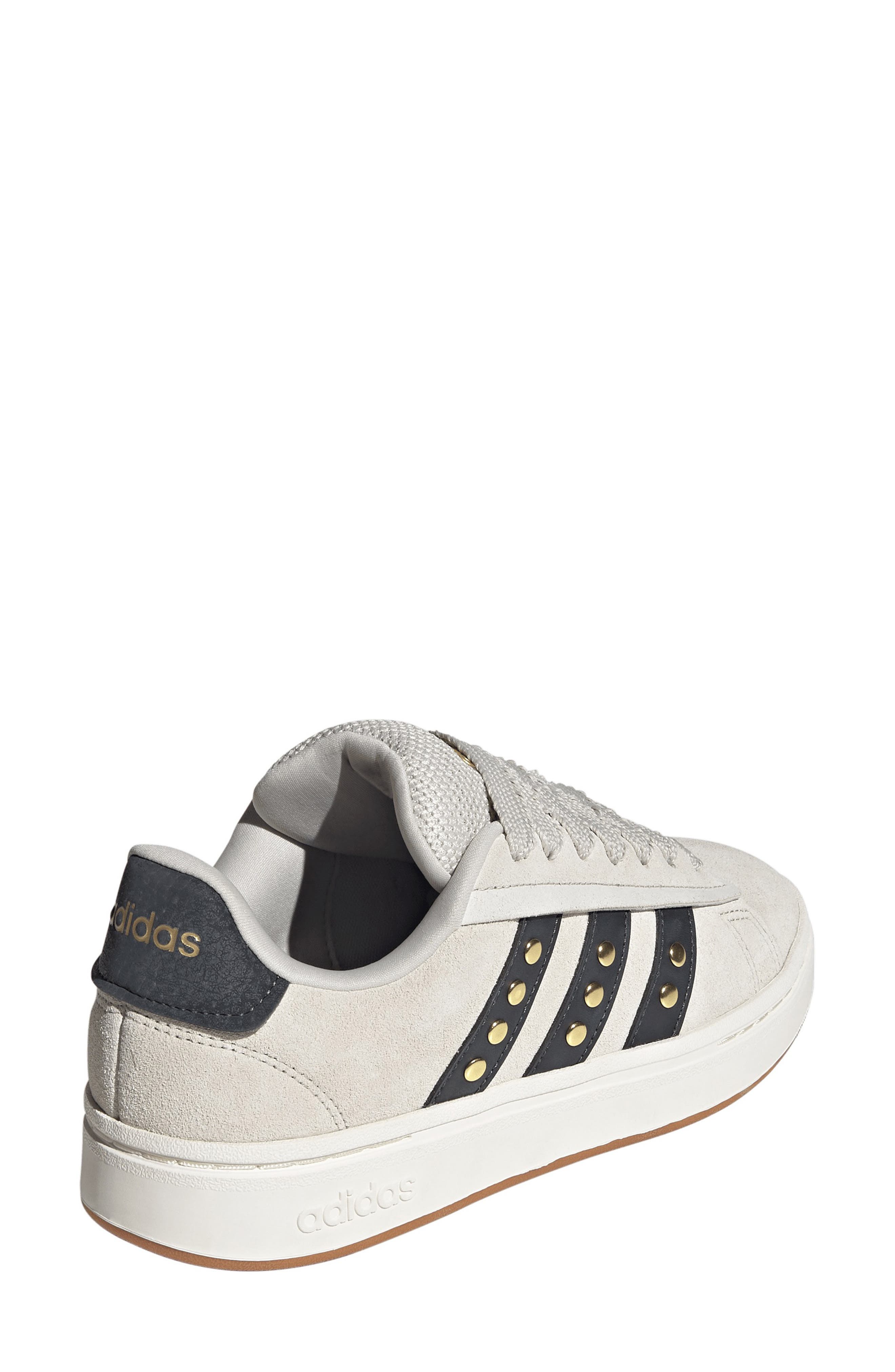 Grand Court Alpha Sneaker, Alternate, color, ALUMINA/ CARBON/ MATTE GOLD