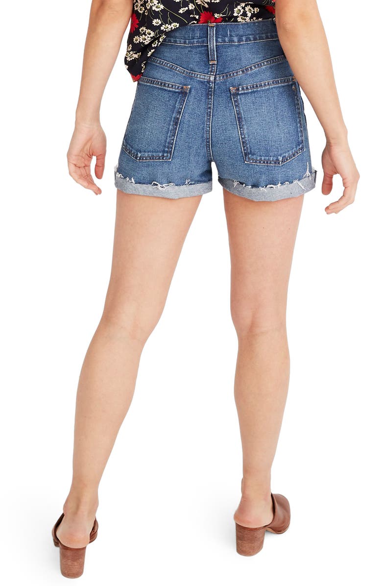 Madewell The Perfect Vintage Denim Shorts, Alternate, color, 