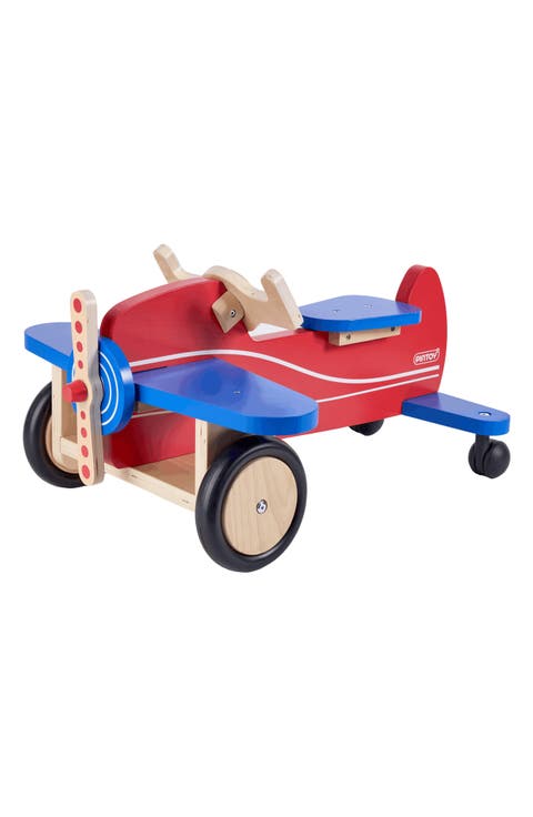 Ride On Wood Airplane