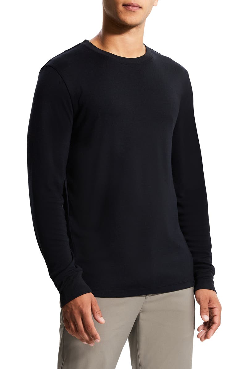 Theory Essential Anemone Long Sleeve T-Shirt, Main, color, 