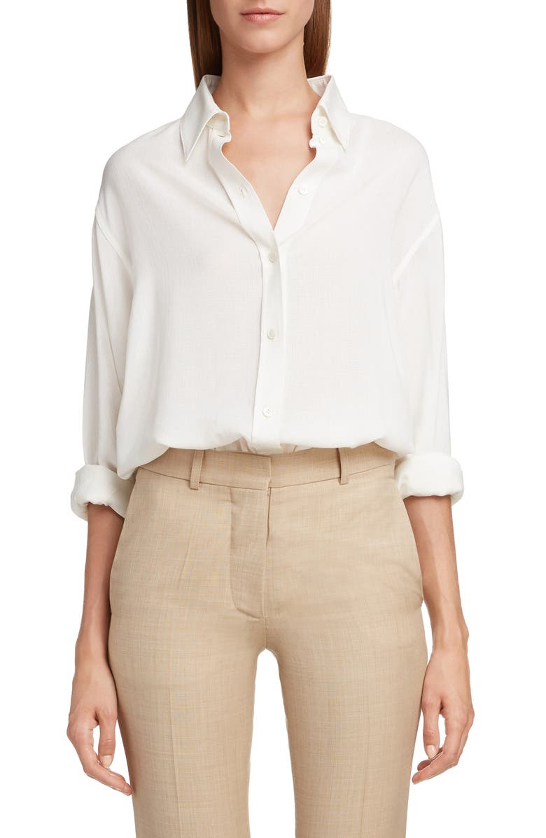 Victoria Beckham Slash Back Blouse, Main, color,