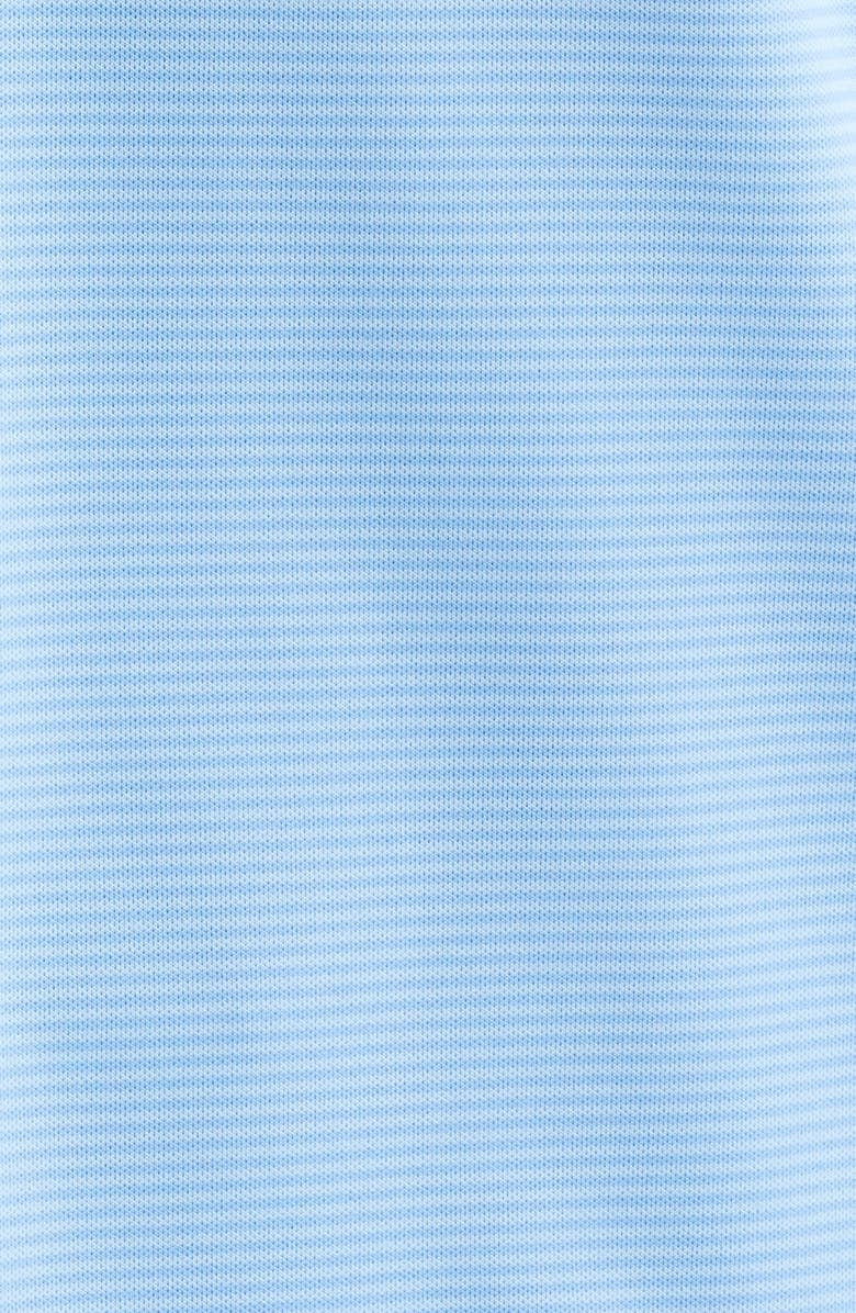 Peter Millar Candor Stripe Performance Piqué Polo, Alternate, color, Bluebird