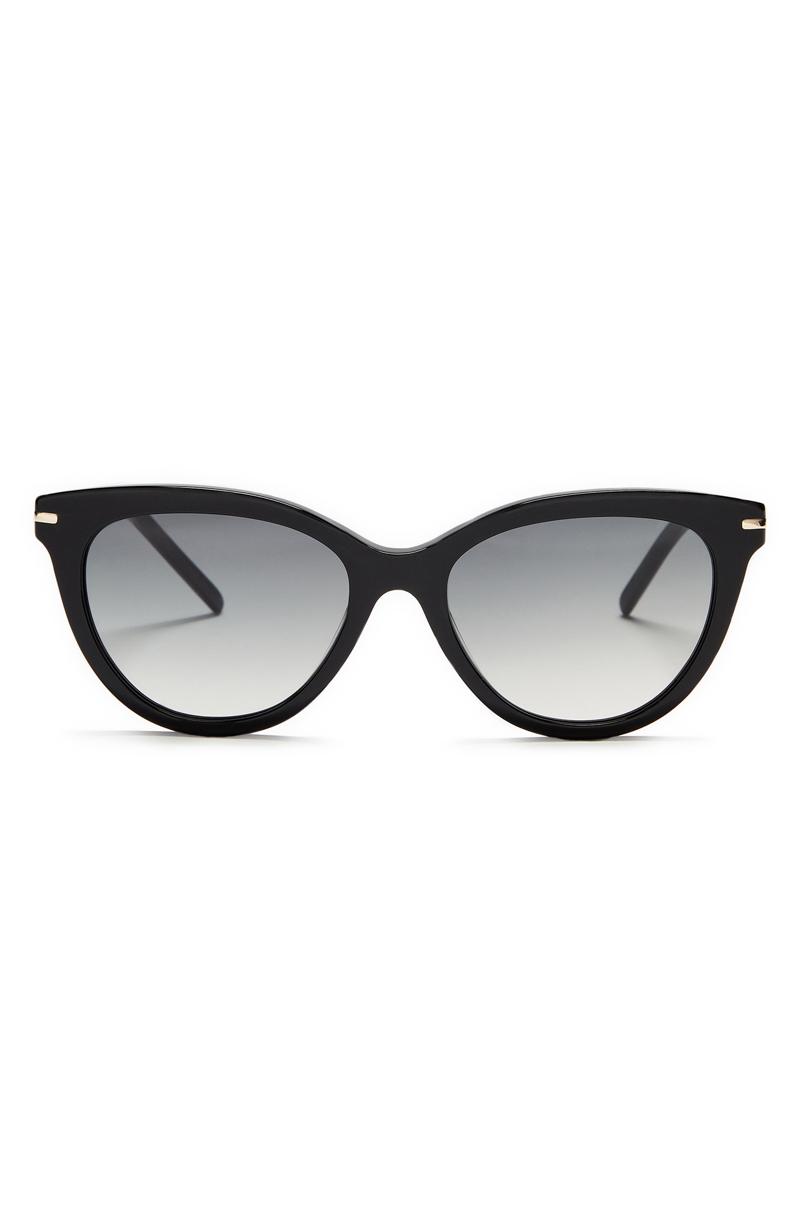 PAIGE Micah 53mm Gradient Cat Eye Sunglasses