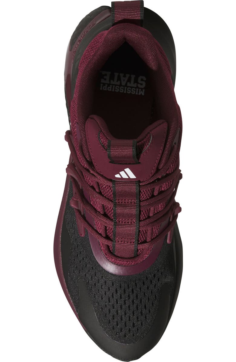 adidas Alphaboost v2 Team Colors Running Shoe, Alternate, color, Black/ Team Maroon 2/ White