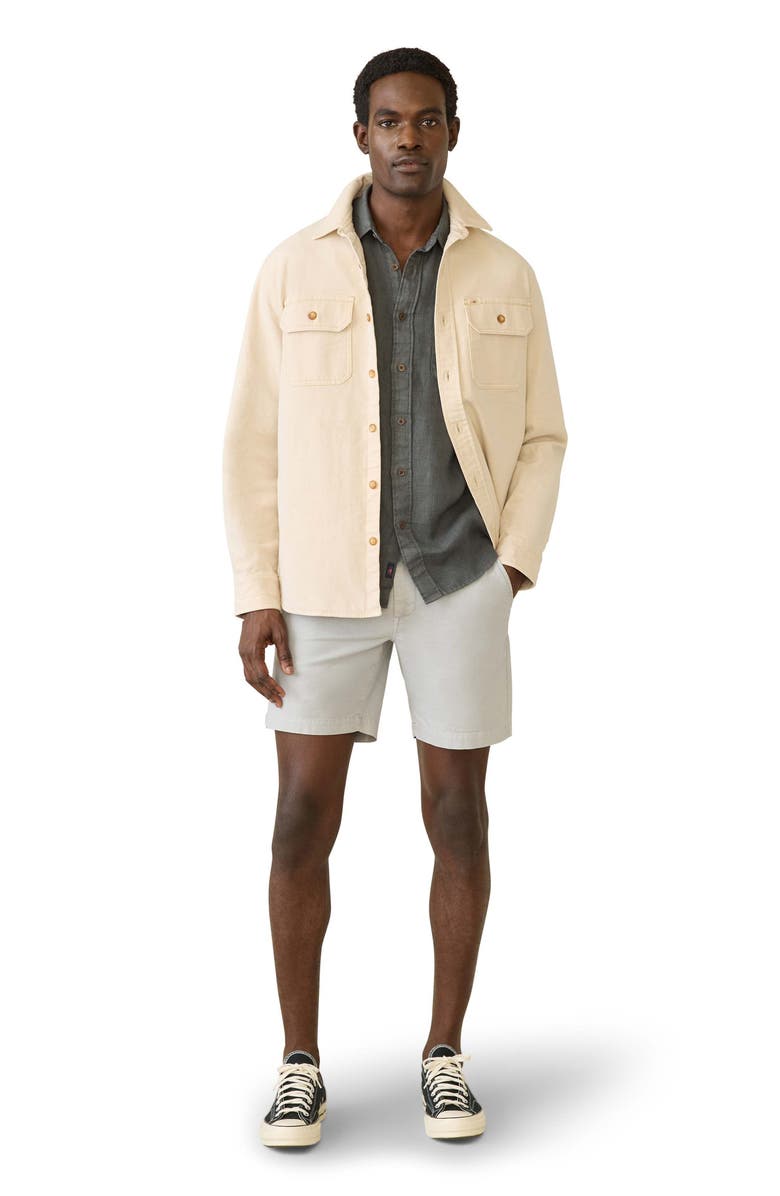 Faherty Essential 8-Inch Chino Shorts, Alternate, color, Rain Cloud