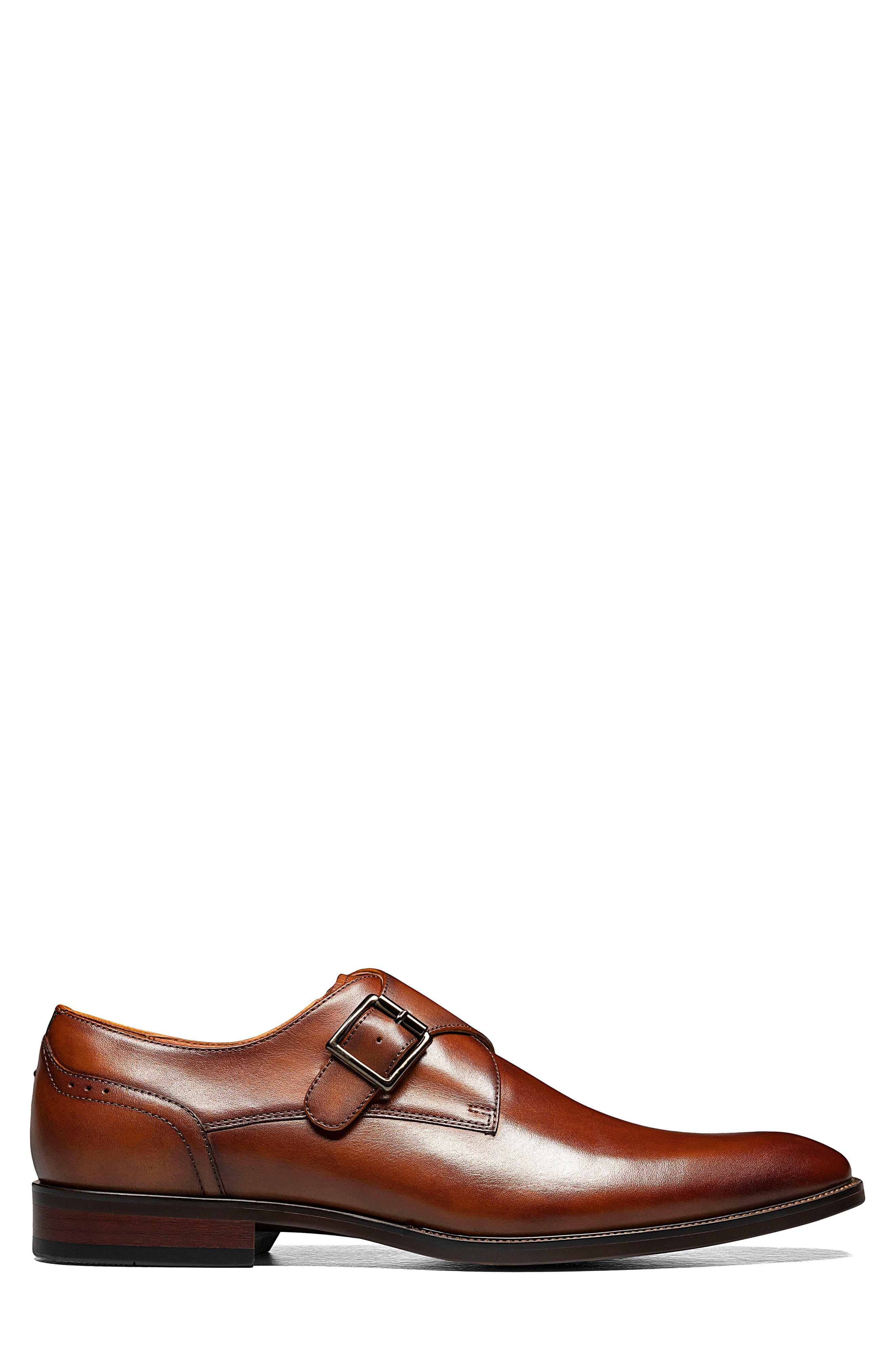 Florsheim Sorrento Monk Strap Shoe, Alternate, color, Cognac